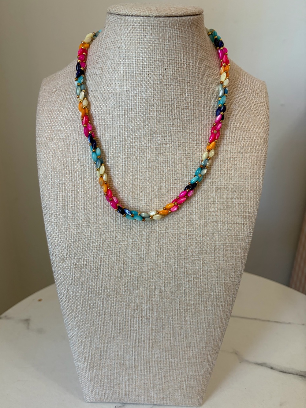 Colorful Glass Beaded Bracelet